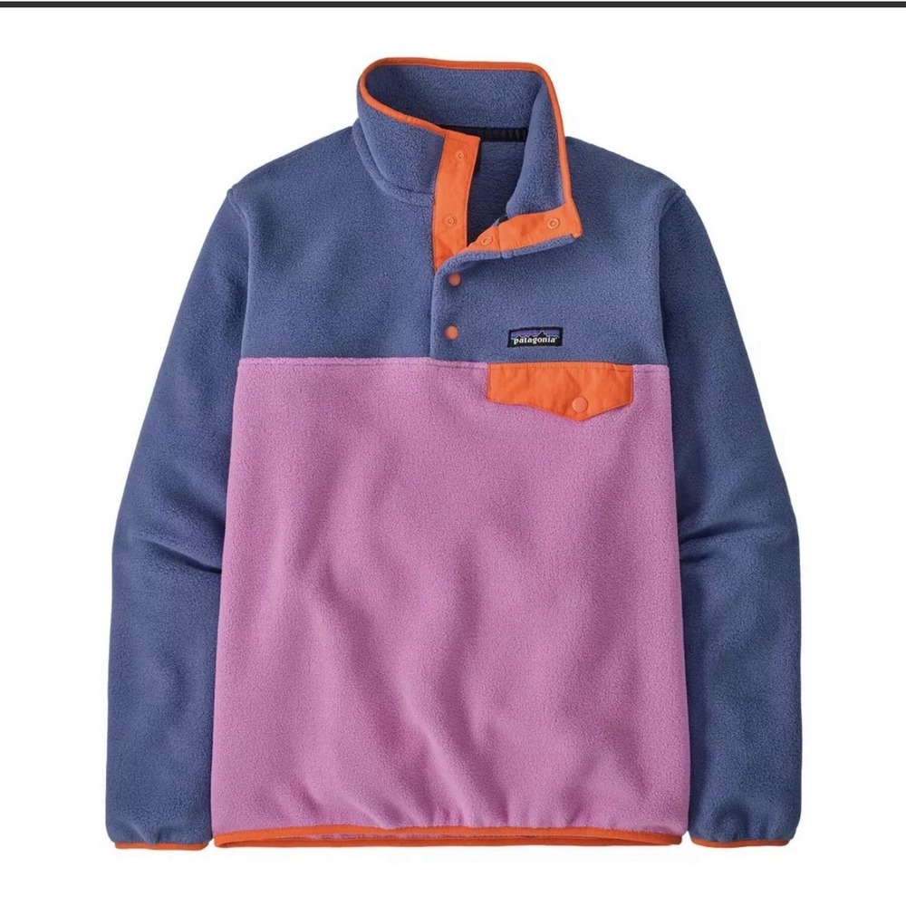 Patagonia Lightweight Synchilla Snap-T 1/4 Snap Fleece Pullover Brisk Purple XS